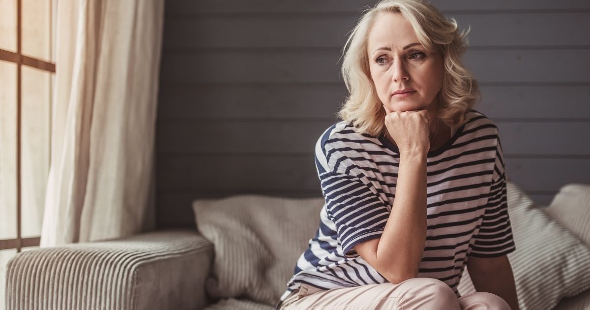 A woman deals with caregiver burnout.
